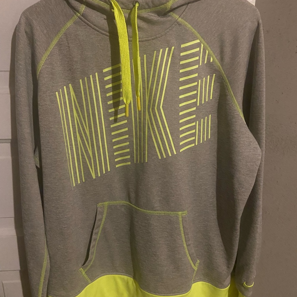 Nike (neon green) fleece X-Large